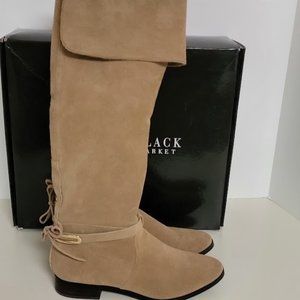 White House Black Market Paoloa Carmel Suede Boots Size 7